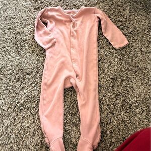 L'ovedbaby Dusty Pink Snap-Front Bodysuit